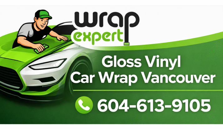 Gloss Vinyl Car Wrap Vancouver Installation
