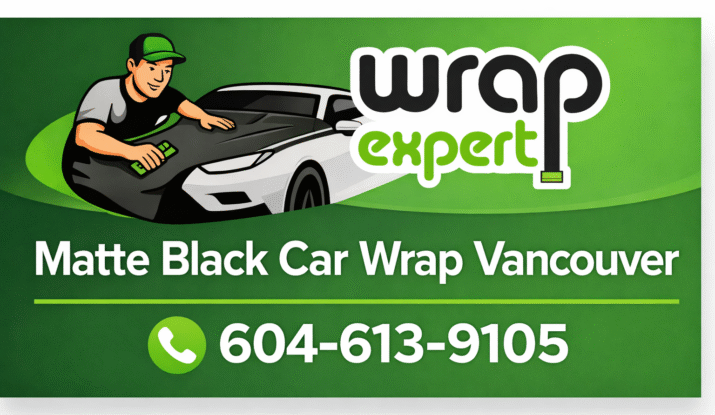 Matte Black Car Wrap Vancouver Price